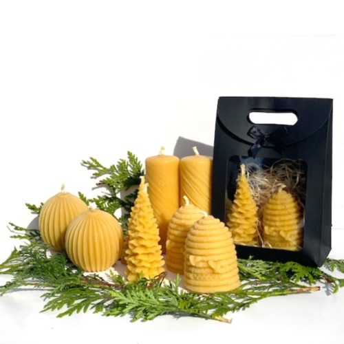 Bees Wax Candle Set